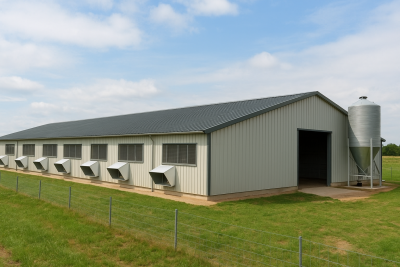 Prefab Steel Structure Chicken House: The Future of Modern Poultry Farming