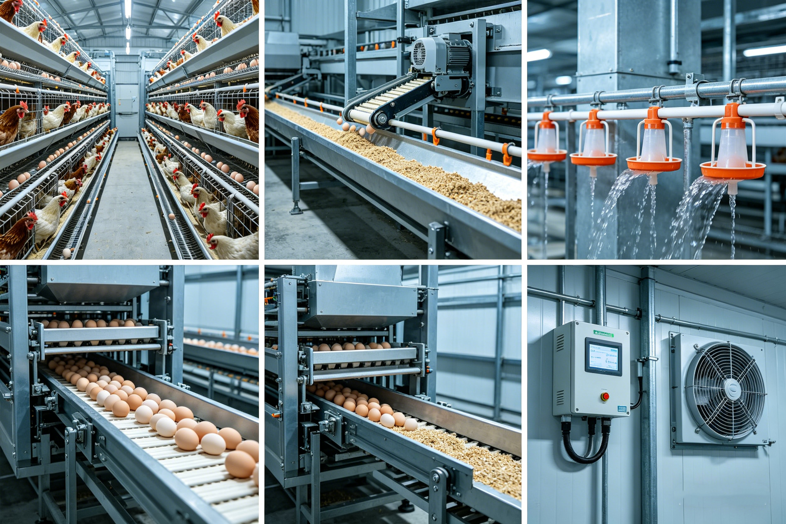 intelligent poultry cage system