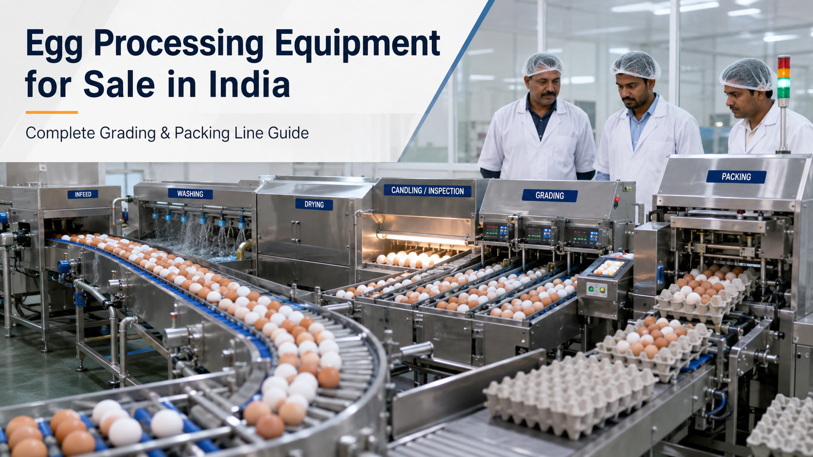 Egg Processing Equipment for Sale in India: Complete Grading & Packing Guide