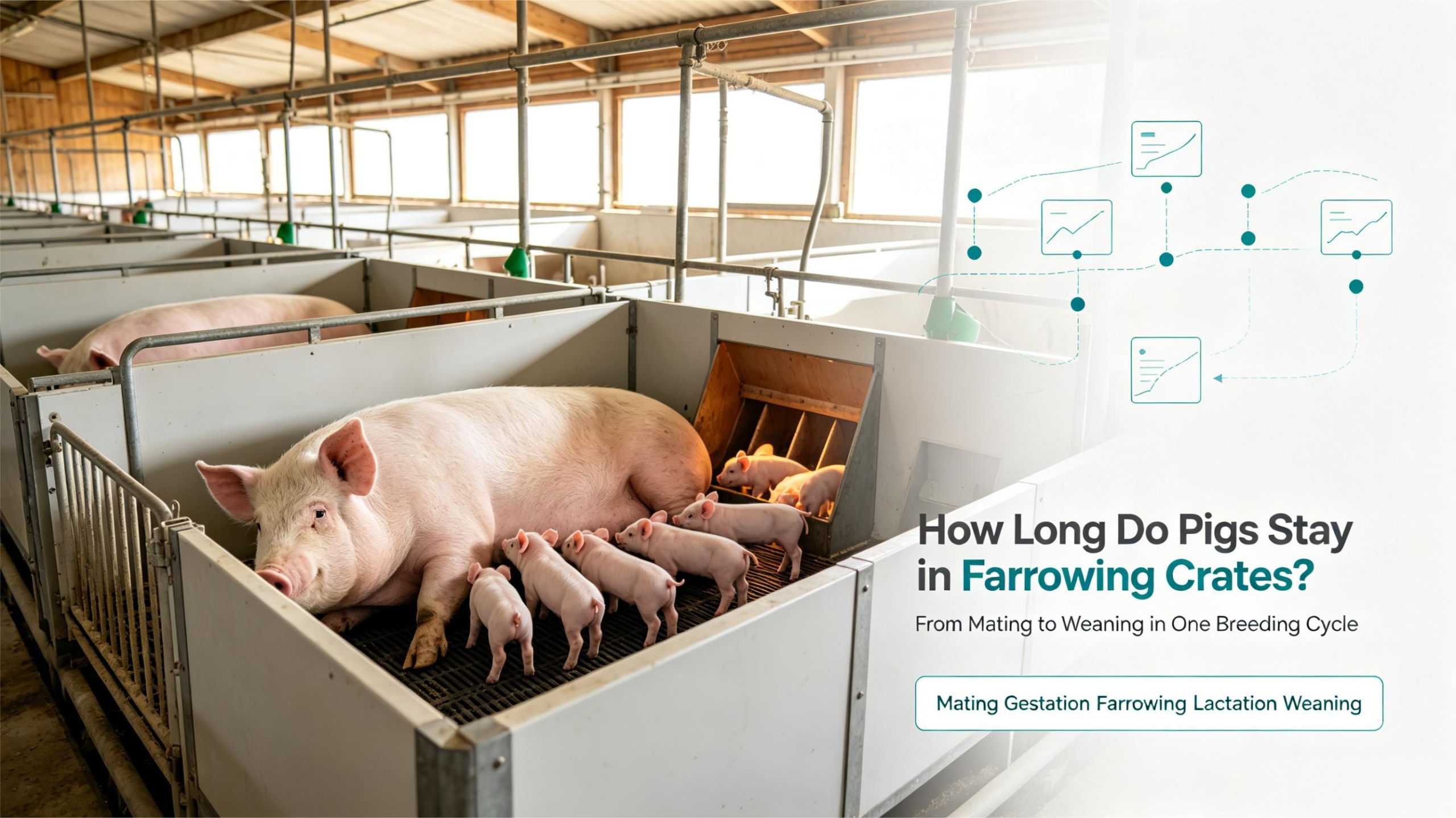 How Long Do Pigs Stay in Farrowing Crates