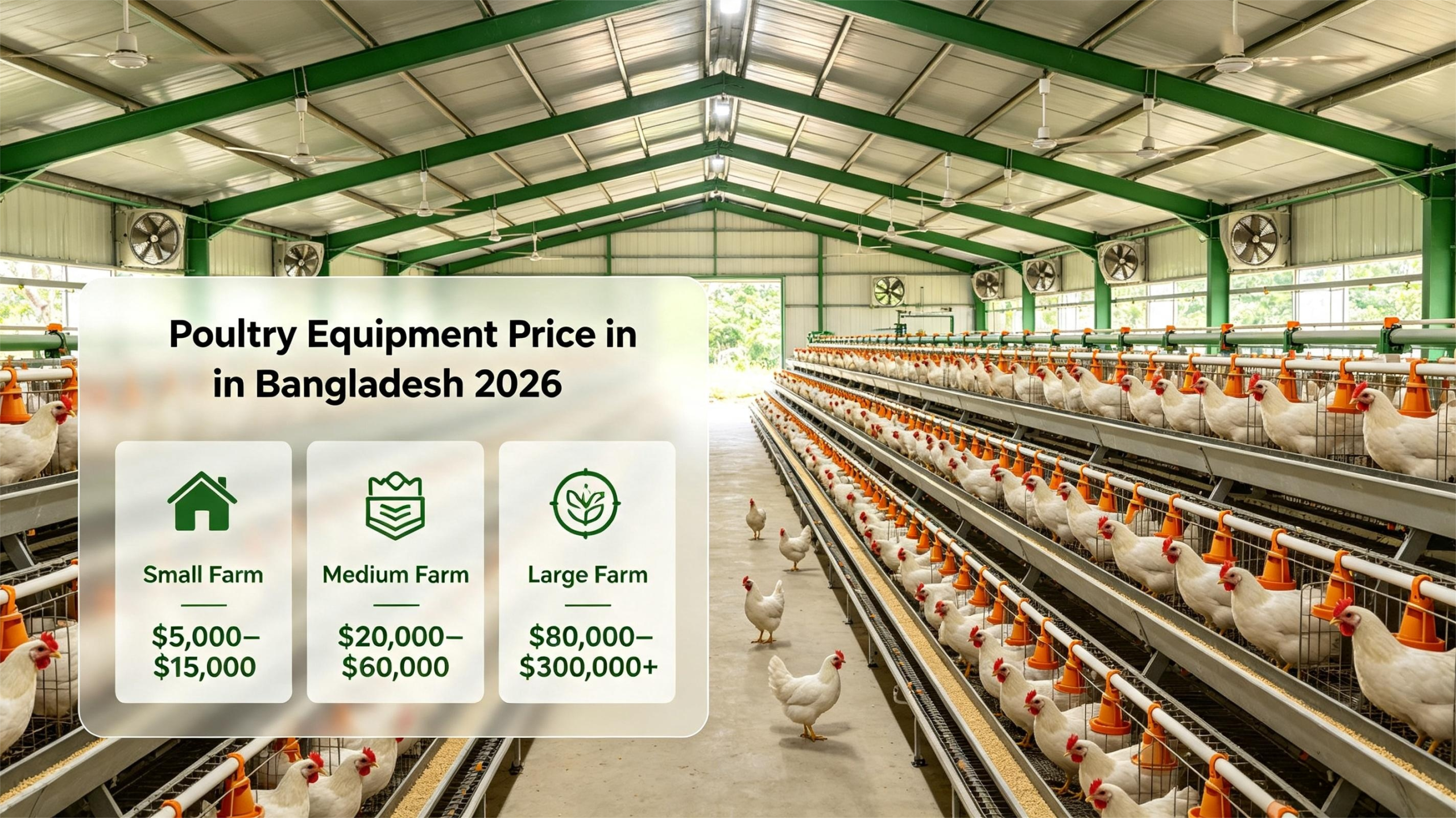 Preise für Geflügelausrüstung in Bangladesch 2026