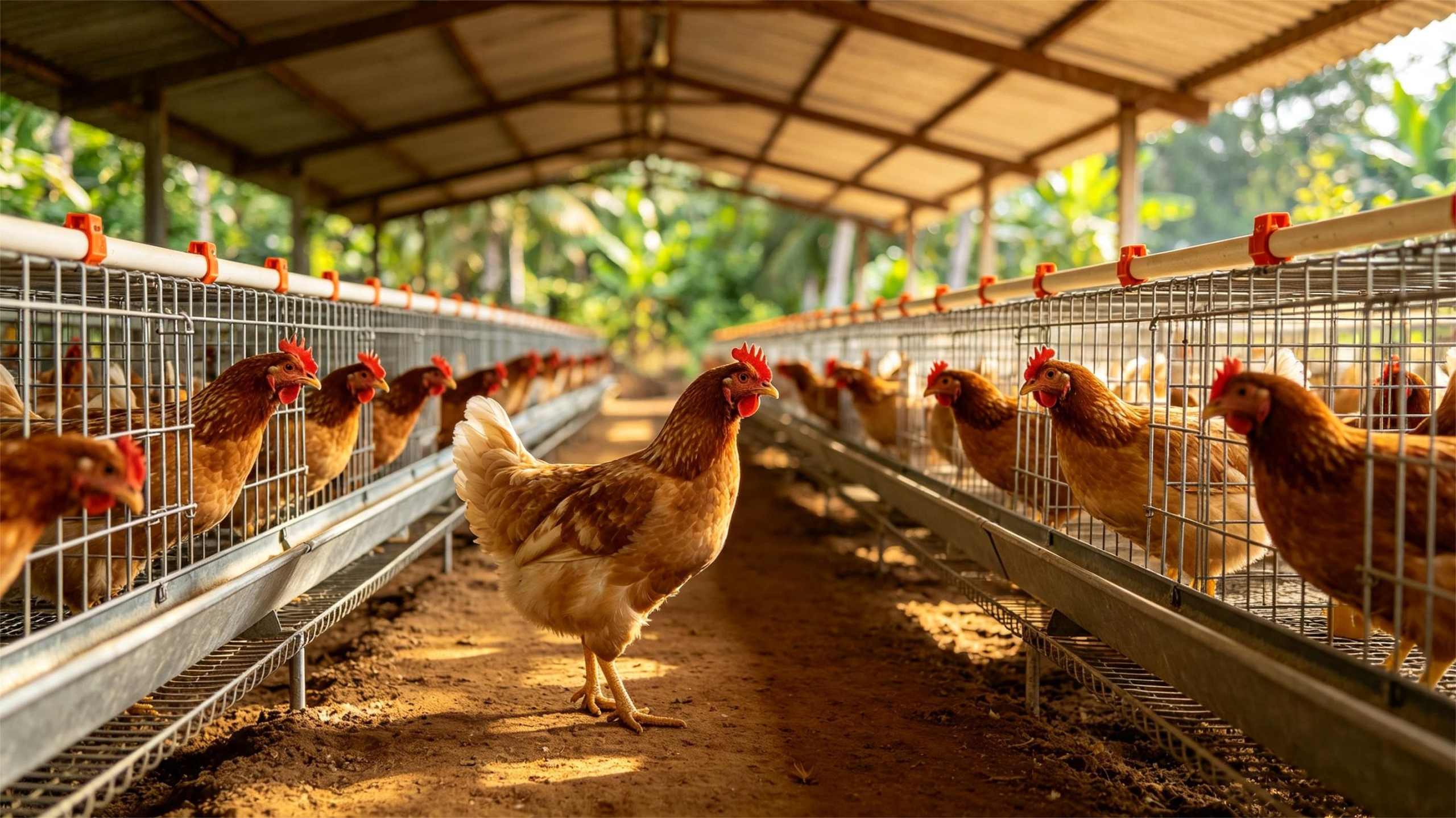 tropical climate poultry equipment sri lanka hot galvanized cages