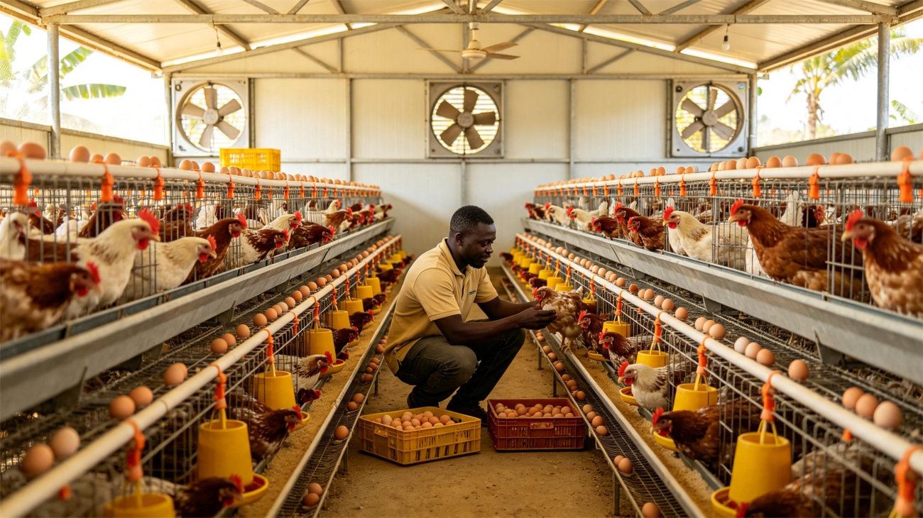 Maßgeschneiderte Lösung für eine Geflügelfarm in Nigeria: Layout, Ausrüstungsliste und Kundendienst